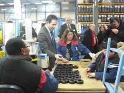 Benoit HAMON, ministre délégué à l’économie sociale et solidaire (ESS) visite BRETAGNE ATELIERS