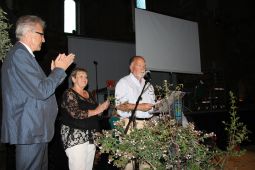 Michèle GARDET, Présidente honoraire du Réseau Gesat, Pierre-Louis PETIT, ancien Président du Gest puis du Réseau Gesat, et Michel COUDREY, Président de l'ARESAT-LR